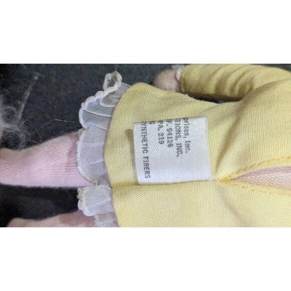 Joan Walsh Anglund Vintage 7-Inch Pocket Cloth Dolls Set Of 2 yellow outfit - Picture 8 of 9